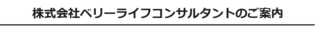 株式会社ベリーライフコンサルタント
